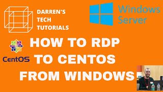 HOW TO REMOTE DESKTOP FROM WINDOWS TO CENTOS SERVER [upl. by Moreen812]