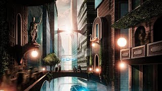 Utopia  Speedpainting  Photoshop CC 2018 [upl. by Zia]