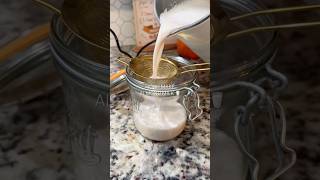 HOW 2 MAKE ALMOND MILK almondmilk homemadealmondmilk homemadealmondmilkrecipe [upl. by Springer]