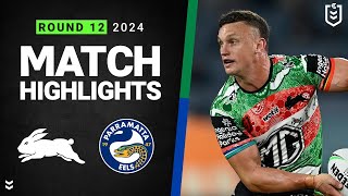 NRL 2024  Rabbitohs v Eels  Match Highlights [upl. by Tarton]