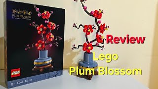 Lego Plum Blossom 10369  Botanical Collection Review [upl. by Llevad]