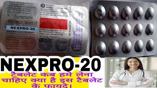 NEXPRO20 Tablets review in Hindi  NEXPRO20 tablet के फायदे।esomeprazole magnesium Tablets IP [upl. by Zetniuq]