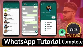 Android Developmet Tutorial for Begineer  Complete WhatsApp Chatting App  Chatting app  Hindi [upl. by Francois261]