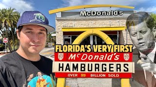 Florida’s First McDonald’s Hamburgers amp It’s Hidden JFK History  Kennedy’s Only Visit To McDonalds [upl. by Mikaela]