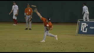 PerfectGameTV Cooper Dossett Throws 100 [upl. by Aleciram]