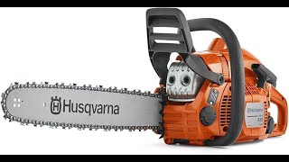 Husqvarna motorsav spilder olie  eftersyn [upl. by Asnerek]