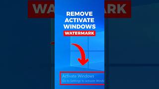 How to Remove Activate Windows Watermark in 30 Seconds tipsandtricks shorts windows [upl. by Toille85]