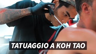 Il PRIMO TATUAGGIO in Thailandia  Koh Tao [upl. by Gal]