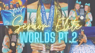 senior elite worlds 2023 pt2 WORLD CHAMPS [upl. by Enaywd]