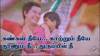 KANGAL NEEYE FULL SONG LYRICS TAMIL [upl. by Assitruc]