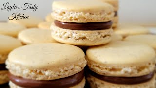 Walnut Macarons Recipe  Makrónky z Vlašských Orechov  Laylas Tasty Kitchen macarons [upl. by Annoyek]