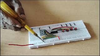 12th Bifocal Electronics Seven segment Decoder Driver using IC 7447 and LT 542 [upl. by Hizar]