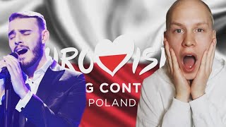 OCHMAN  quotRIVERquot  REACTION TO POLAND  EUROVISION SONG CONTEST 2022 🇵🇱 [upl. by Candide]