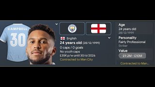 Can Tyrese Campbell beat Erling Haaland  S2  Football Manager 2024 [upl. by Cosetta]