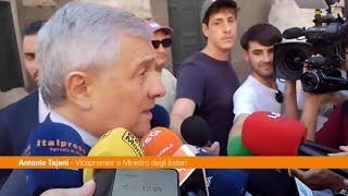 Tajani quotCina opportunità da cogliere ma non sostenga la Russiaquot [upl. by Sedecram388]