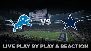 Lions vs Cowboys Live Play by Play amp Reaction [upl. by Katheryn752]