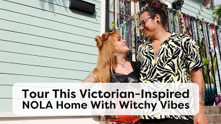 Tour This 1900s NOLA Home With Witchy Decor and Vintage Charm  Home Tours [upl. by Jourdan]