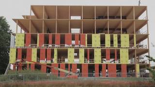 Mass timber construction in Hillsboro [upl. by Ydok]