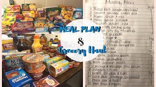 FULL MONTH MEAL PLAN amp GROCERY HAUL FAMILY OF 4 Raising The Lees Vlogs [upl. by Anthony]