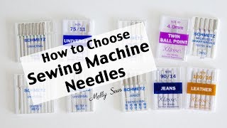 Sewing Machine Needles  Which Kind to Use [upl. by Durant600]