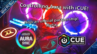 How to control Aura with iCUE  Now officially supported [upl. by Ailedroc]