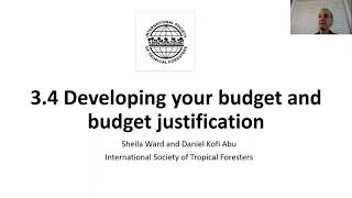 34 Budget and budget justification [upl. by Yelnet]