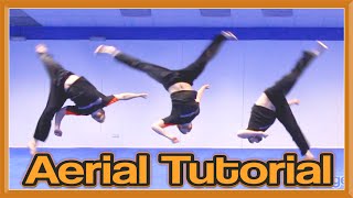 Aerial Tutorial No Handed Cartwheel  GNT How to [upl. by Aynosal]