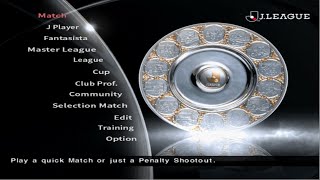 Winning Eleven 2010 JLeague PS2  English Patch by skrea2f [upl. by Notirb]