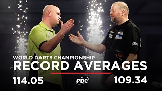 RECORDBREAKING AVERAGES Van Barneveld v Van Gerwen  2017 World Darts Championship [upl. by Eelarbed]