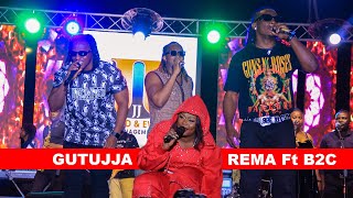 Gutujja  Rema ft B2C at Melodies of Love show in Masaka HD Video [upl. by Girovard897]