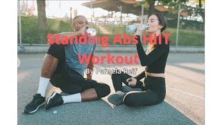 Trying the Standing Abs HIIT by Pamela Reif [upl. by Sidon]