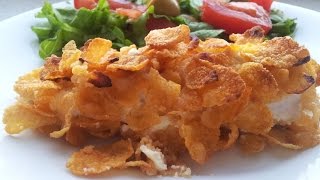 Crispy chicken with corn flakes recipe [upl. by Worrad]