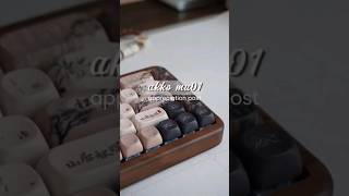 akko MU01 wooden keyboard x HMX ice cendol typing [upl. by Hafler788]