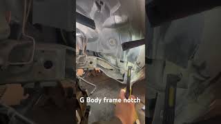 G body front frame notch to clear 24s [upl. by Yelich]