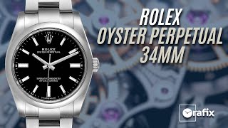 ROLEX OYSTER PERPETUAL 34 MM  LIcona di Eleganza e Innovazione Orologiera [upl. by Eniroc]