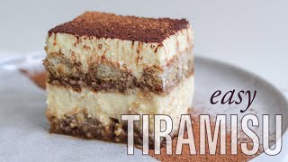 Easy Tiramisu  No Raw Eggs [upl. by Hannah506]