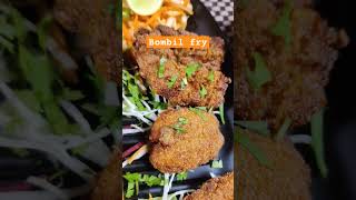 konkan fusion food airoli mumbaistreetfood seafood bombilfry indianfood indianstreetfood [upl. by Leoine]