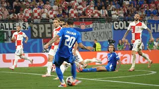 CROATIA 11 ITALY  Last Second Goal Shocks EURO 2024  Highlights amp Atmosphere [upl. by Muhan]