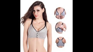 BreastFeeding cotton Maternity bras for Feeding Pregnant women Nursing Bras pregnant underwear [upl. by Johnath]