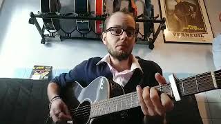 Daventures en aventures  Serge Lama  Cover guitare  voix [upl. by Aseneg]