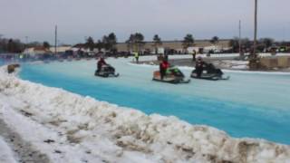 Gladwin County Vintage Snowmobile Races Feb 11 2017 [upl. by Metabel788]