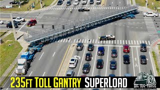 Toll Gantry Superload  Buchanan Hauling amp Rigging [upl. by Doti450]