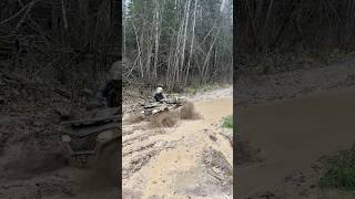 cfmoto600 brp offroad finntrail покатушки mud катка квадро квадросезон [upl. by Sidwohl973]