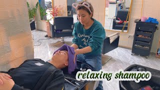 ハンサムな男性のためのリラックスヘアウォッシュ  relaxing shampoo [upl. by Dimo748]