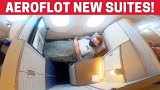 PRIVATE RUSSIAN SUITES Inside the NEW Aeroflot Business Class [upl. by Harac858]