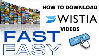 SOLVED How to Download WISTIA Video from a Website [upl. by Roarke]