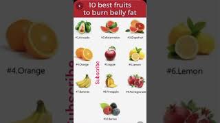 Best Fruits To Burn Belly Fat [upl. by Halimeda]