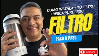 Como se Instala el Filtro FrescaPure 3500 de Royal Prestige [upl. by Ahsikrats]