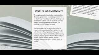 Booktrailer  ¿Qué es y cómo se hace [upl. by Japha297]