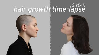 Hair Growth Timelapse  2 Years [upl. by Licht789]